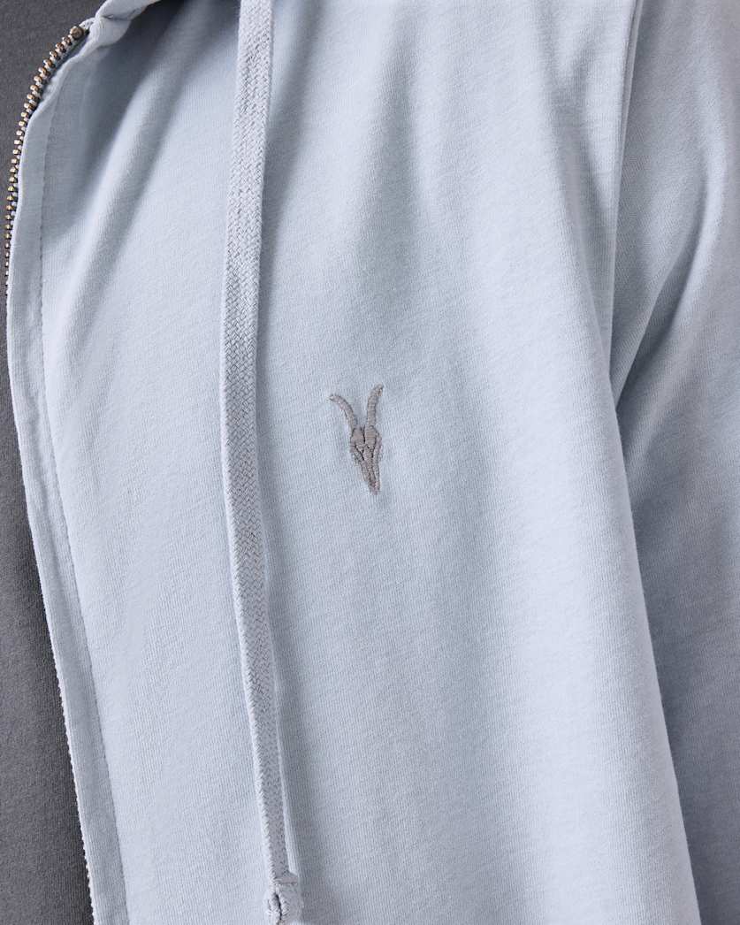 Brace Zip Up Brushed Cotton Ramskull Hoodie