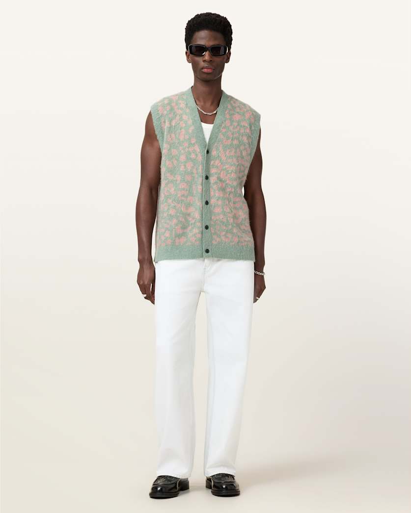 Serge Leopard Jacquard Vest