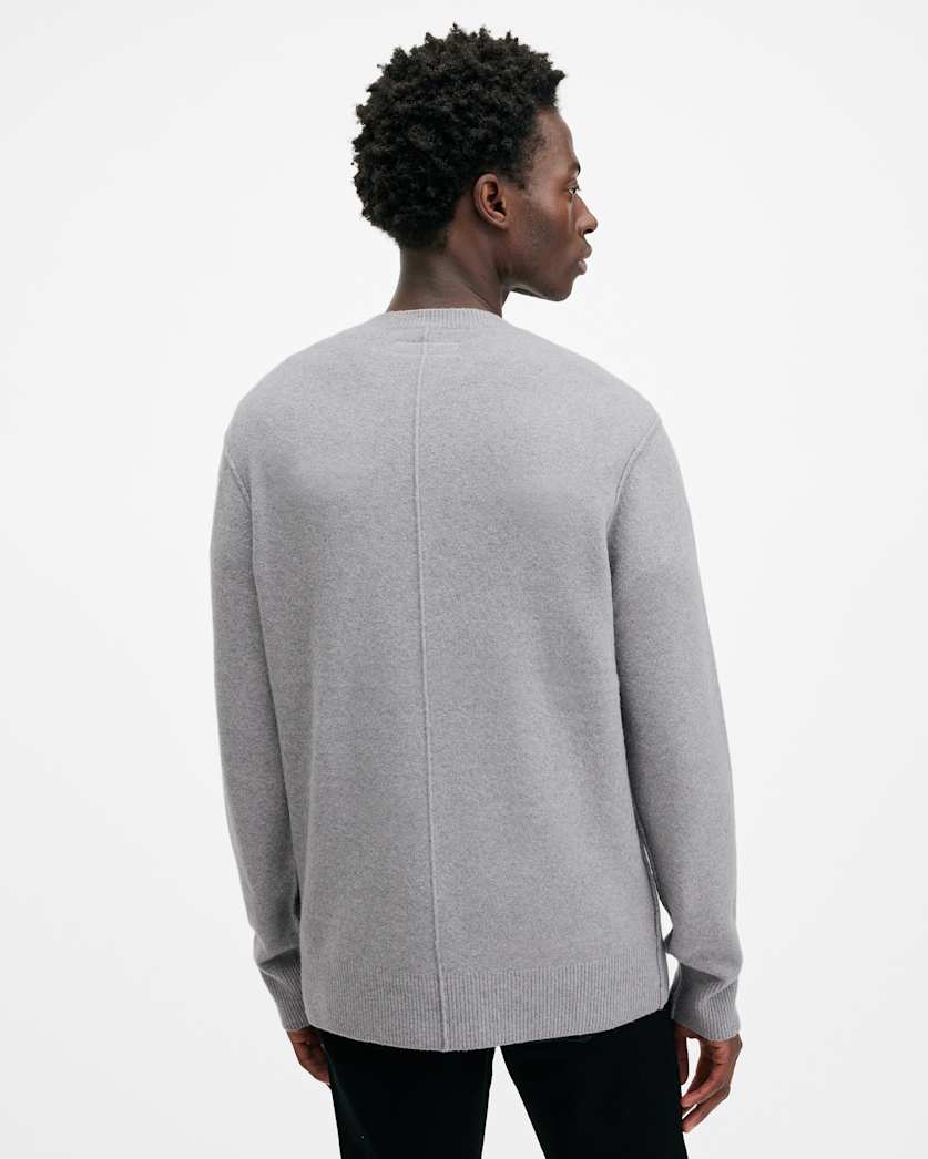 Patern Crew Neck Jumper