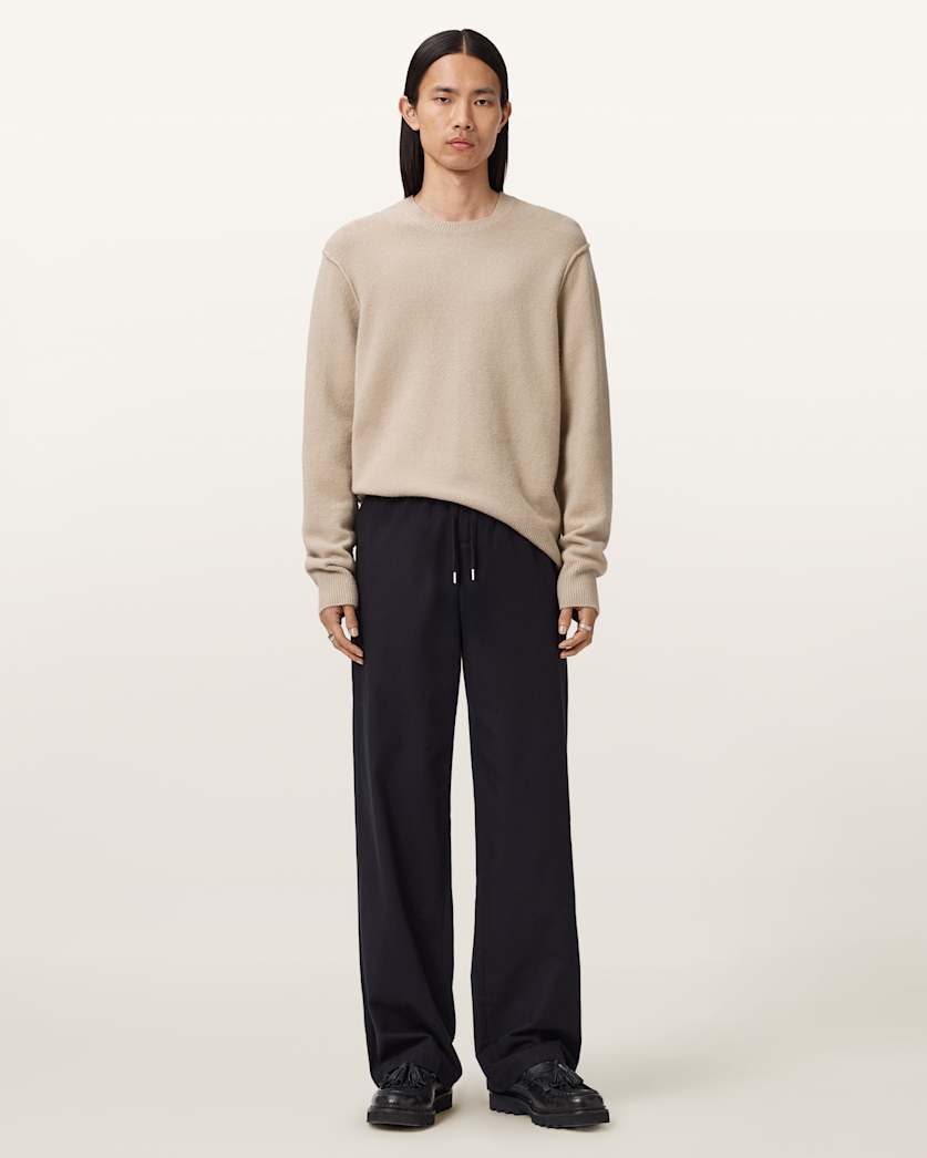 Patern Crew Neck Jumper