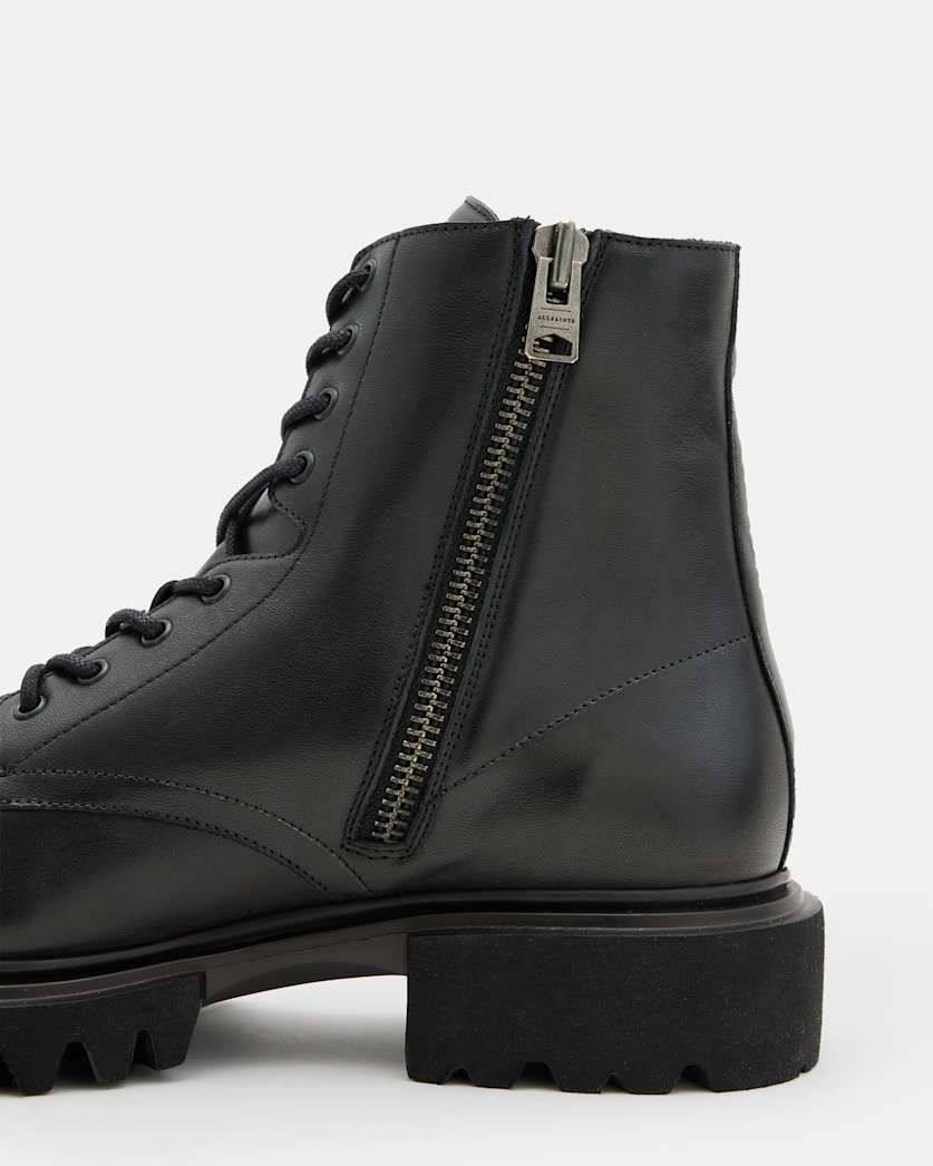 Vaughan Chunky Leather Boots