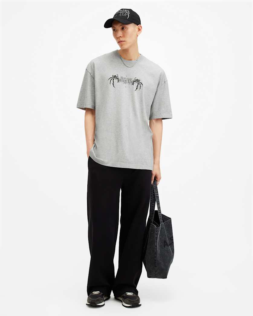 Angelic Oversized Gothic Logo T-Shirt