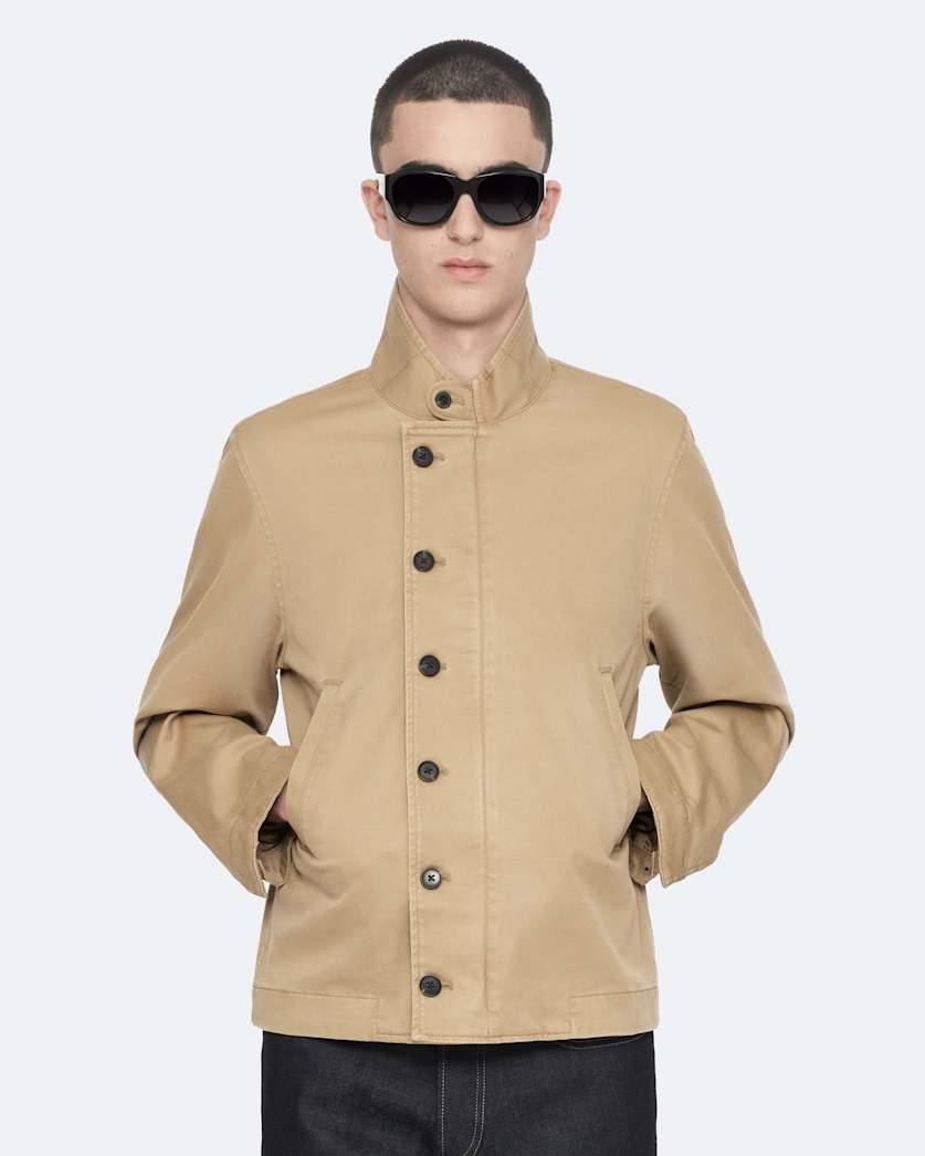 Stretch-cotton deck jacket