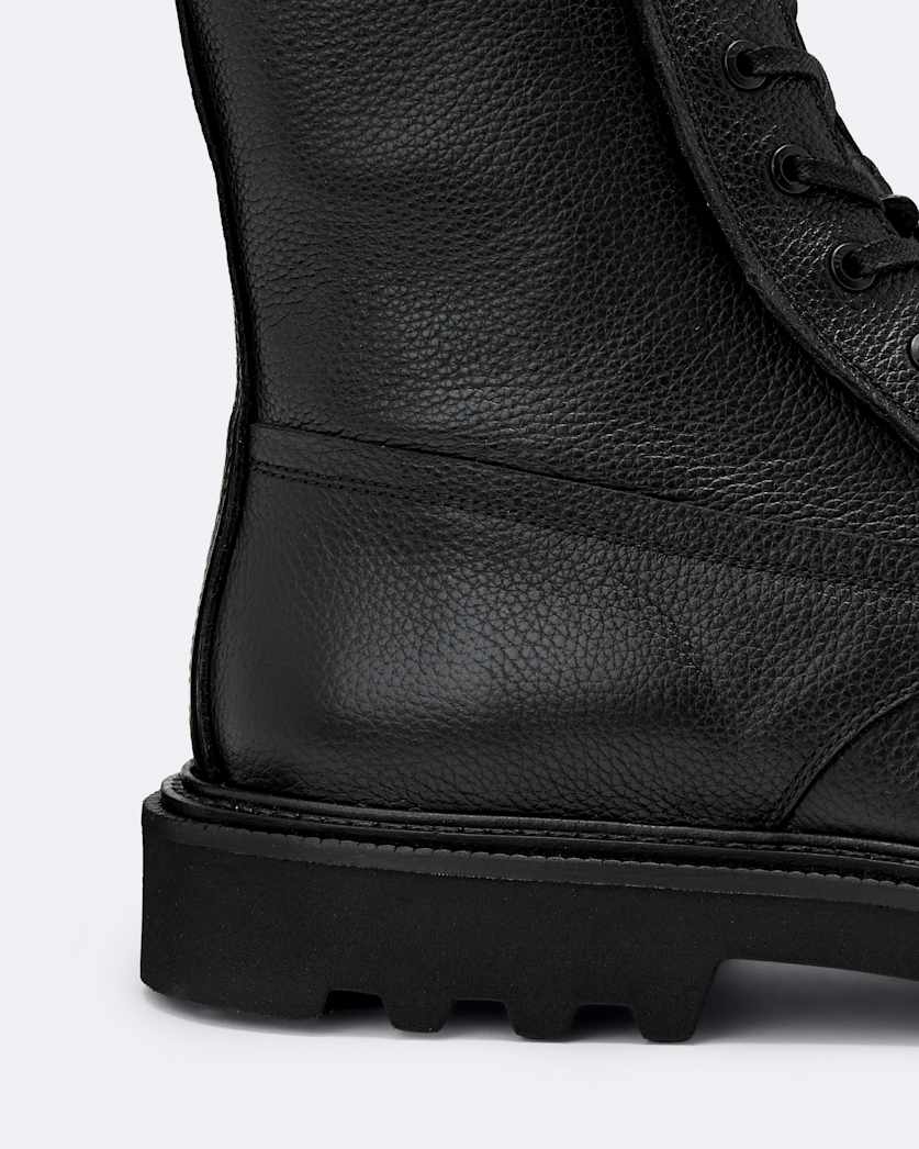 Niles Leather Military Boots
