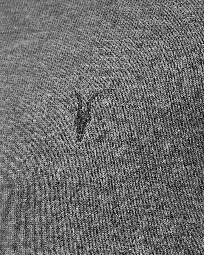 Kilburn Zip Funnel Neck Ramskull Jumper