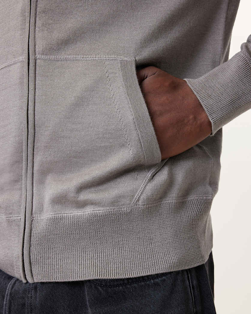 Mode Merino Zip Up Ramskull Hoodie