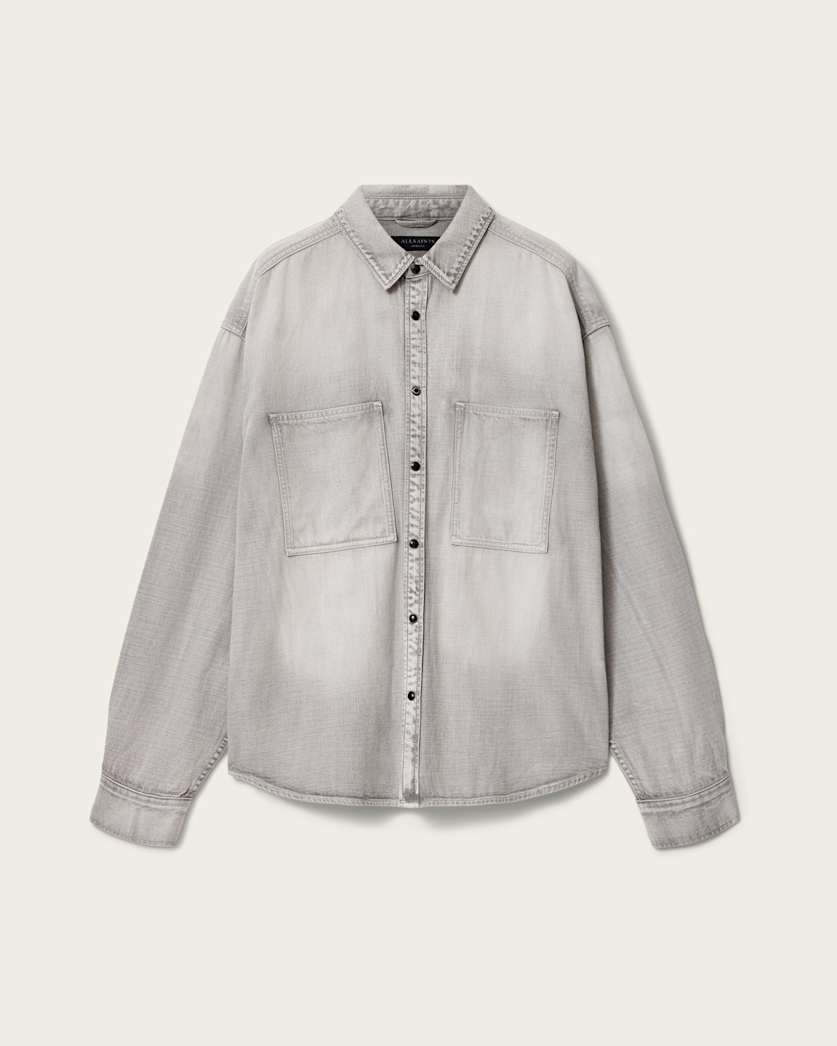 Al Oversized Denim Shirt