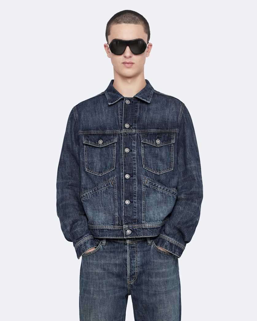 Regular denim trucker jacket