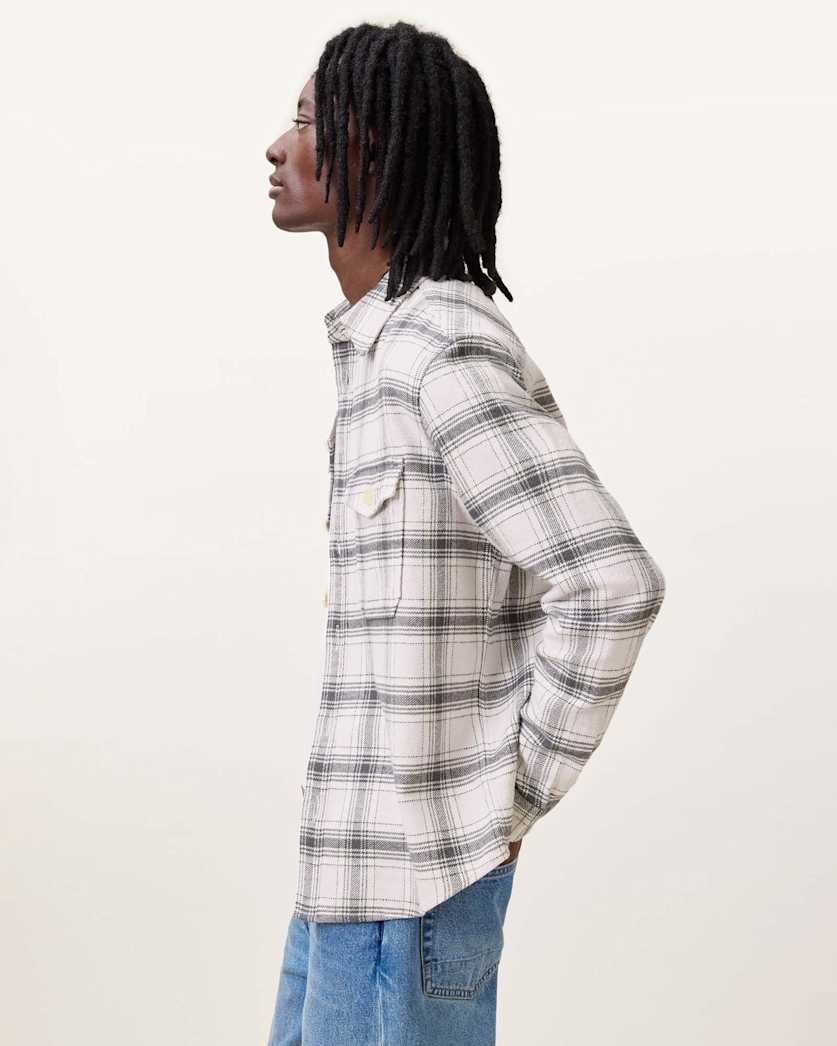 Hamura Checked Relaxed Fit Shirt