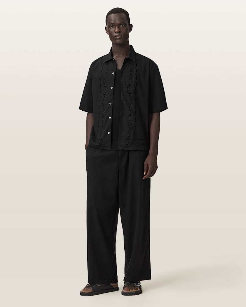 Field Oversized Short Sleeve Cotton Shirt