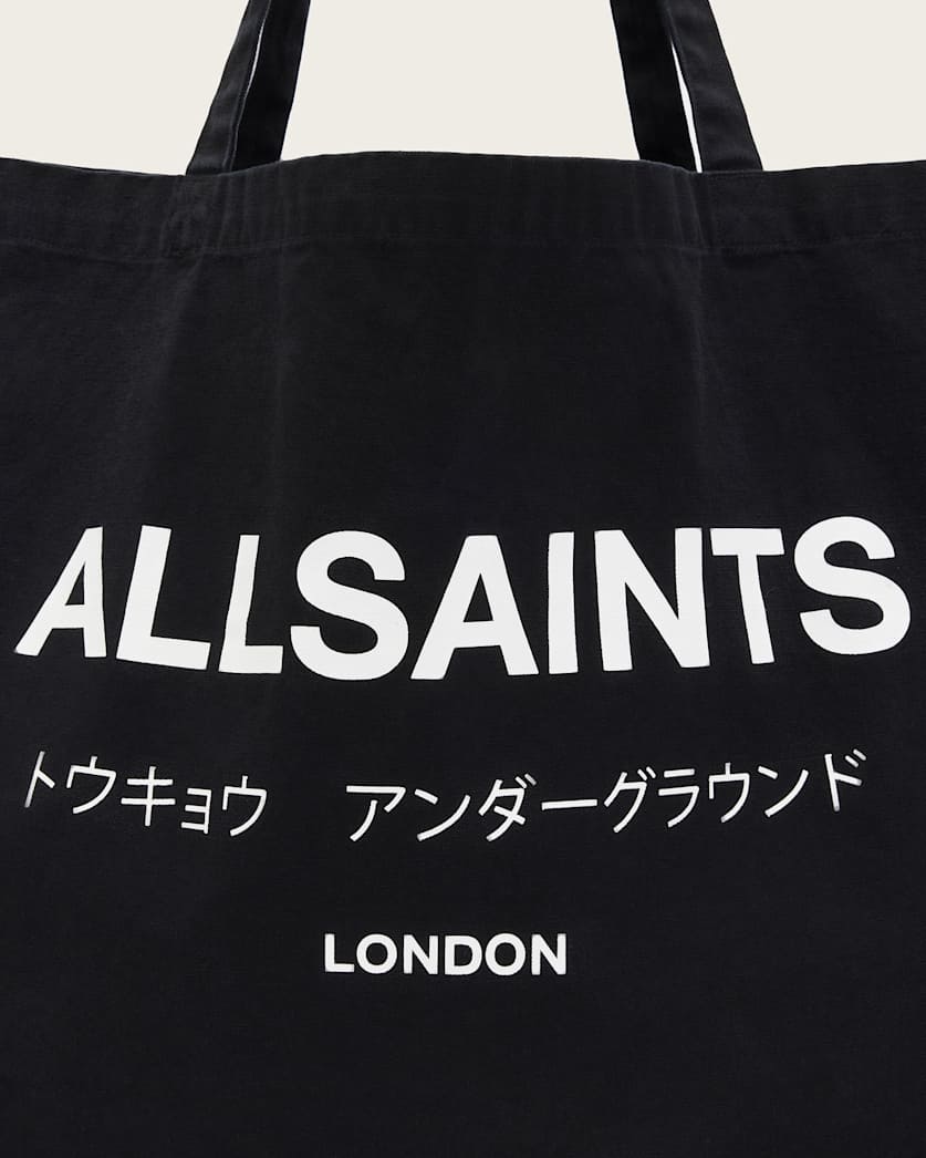 Underground Logo Printed Tote Bag