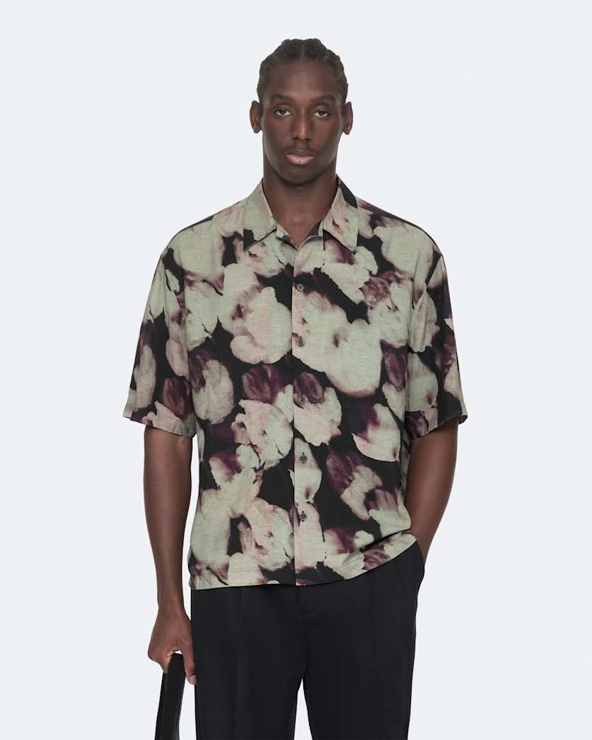 Tulip Oversized Floral-Print Shirt