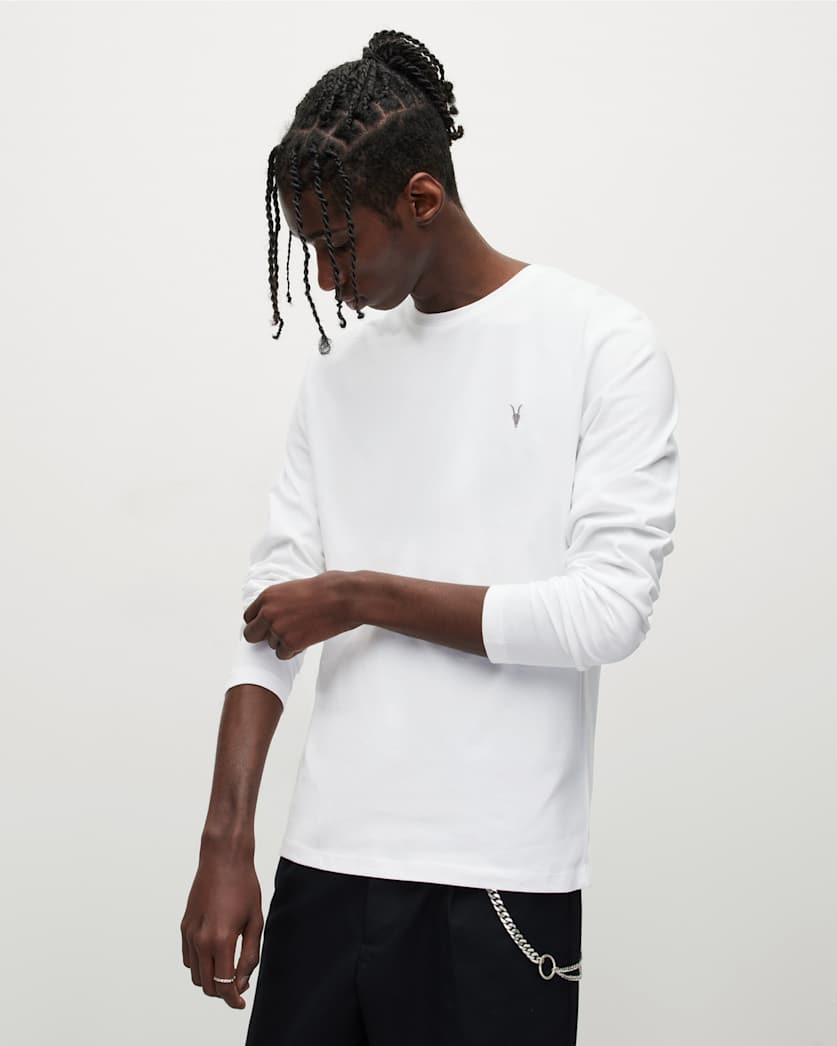 Brace Brushed Cotton Long Sleeve T-Shirt