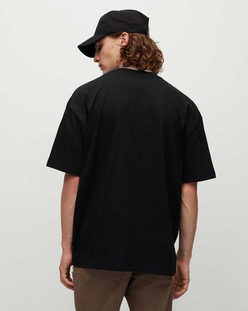 Harding Oversized Ramskull Crew T-Shirt