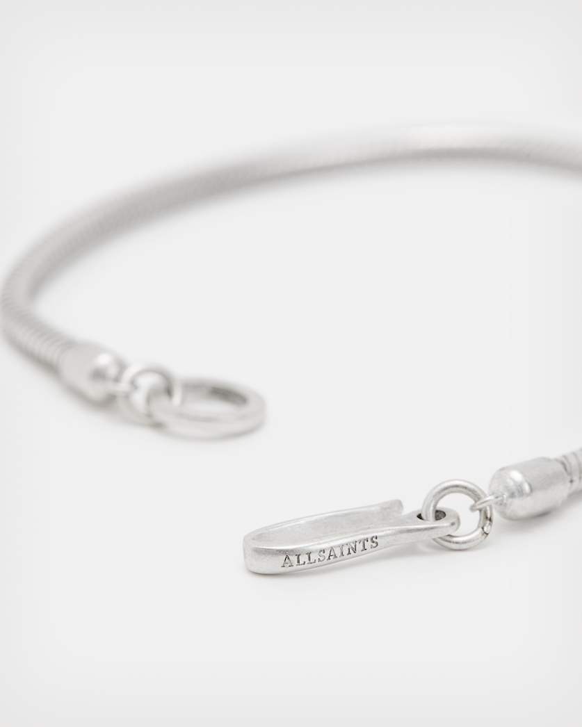 Snake Sterling Silver Chain Bracelet