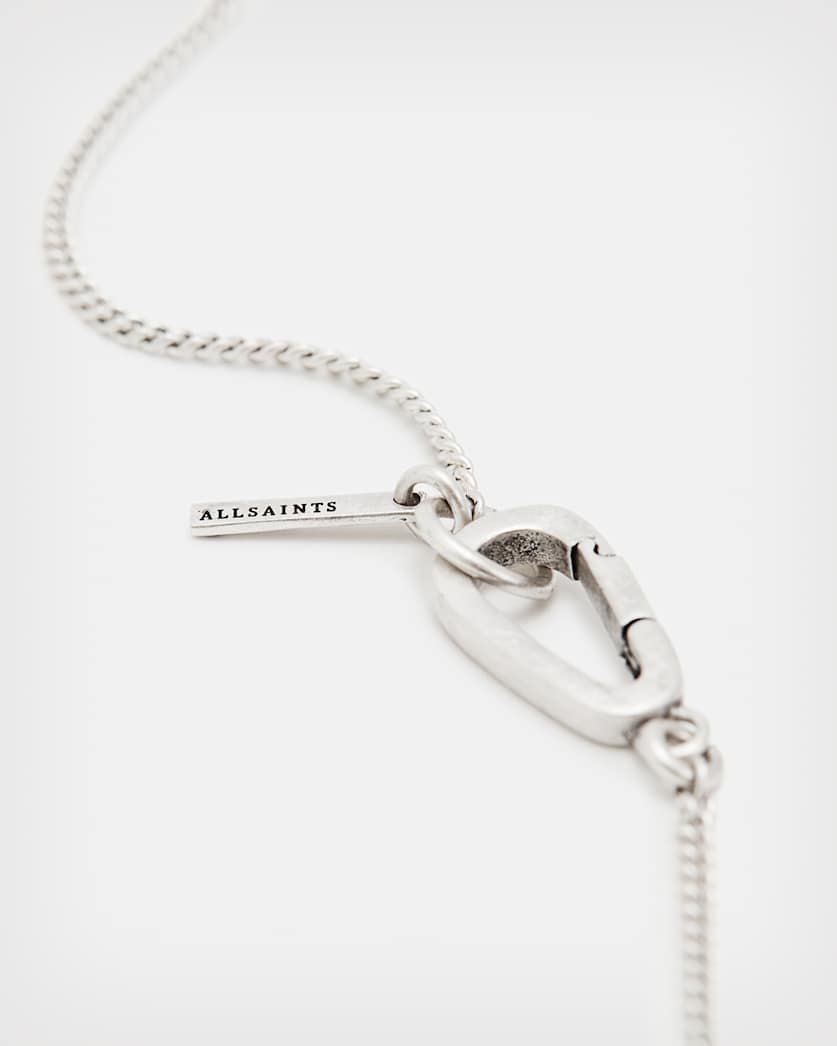 Shield Sterling Silver Charm Necklace