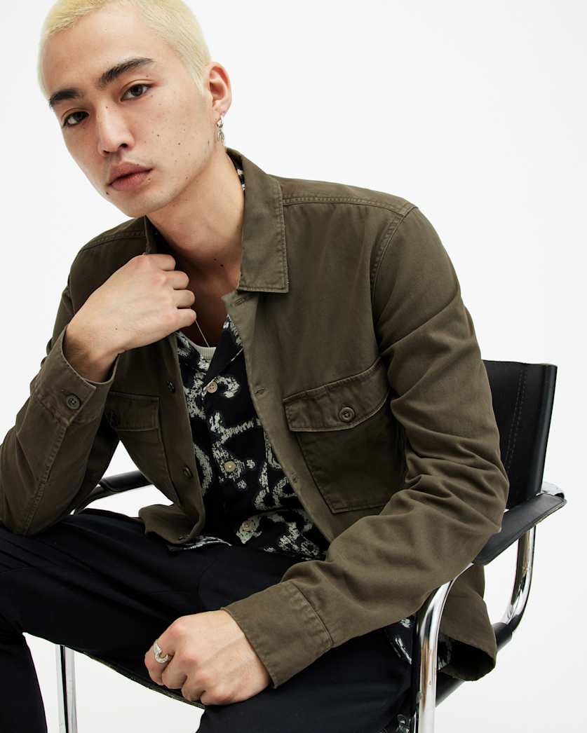 Spotter Long Sleeve Military Overshirt