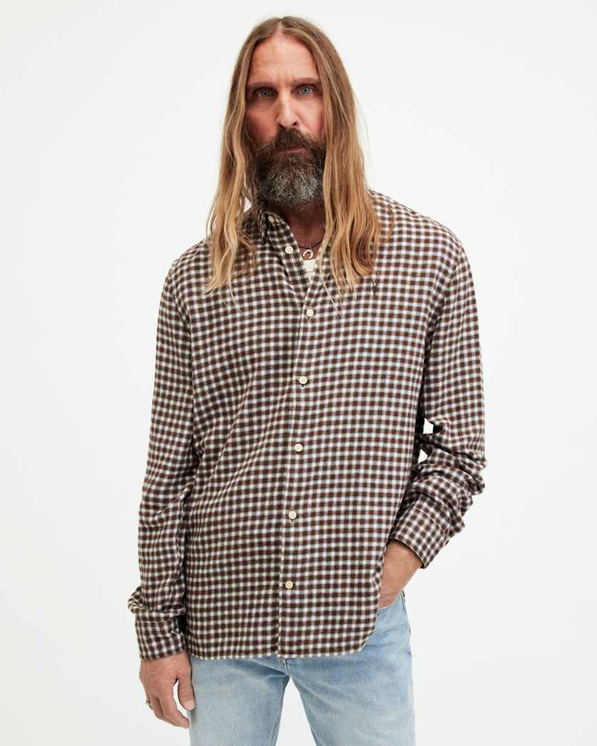 Wayanda Checked Relaxed Fit Shirt