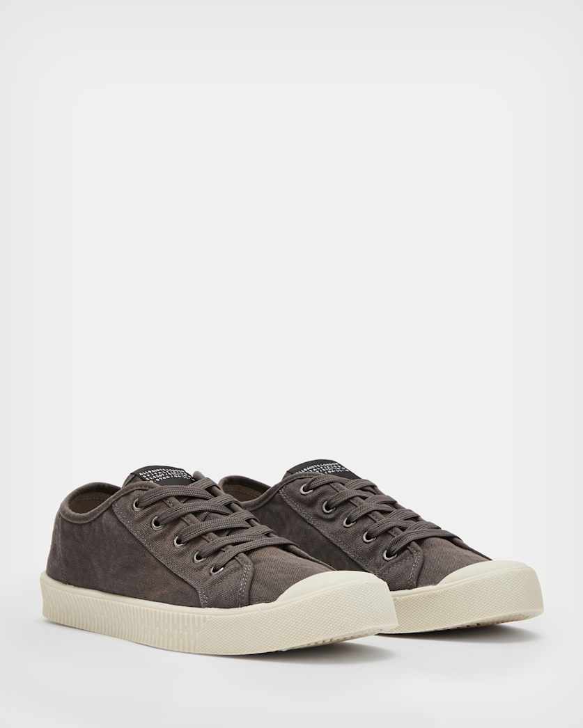 Mem Low Top Canvas Trainers