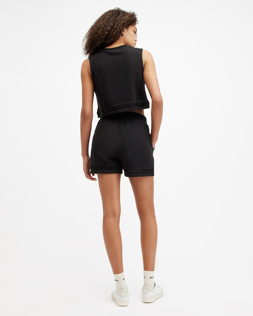 Ewelina Crochet Trim Shorts