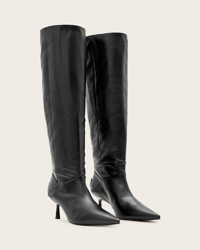 Odyssey Knee High Folding Leather Boots