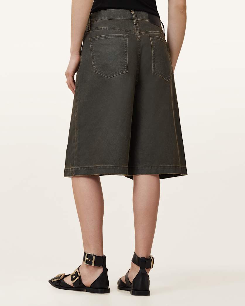 Louie Wide Leg Denim Jorts