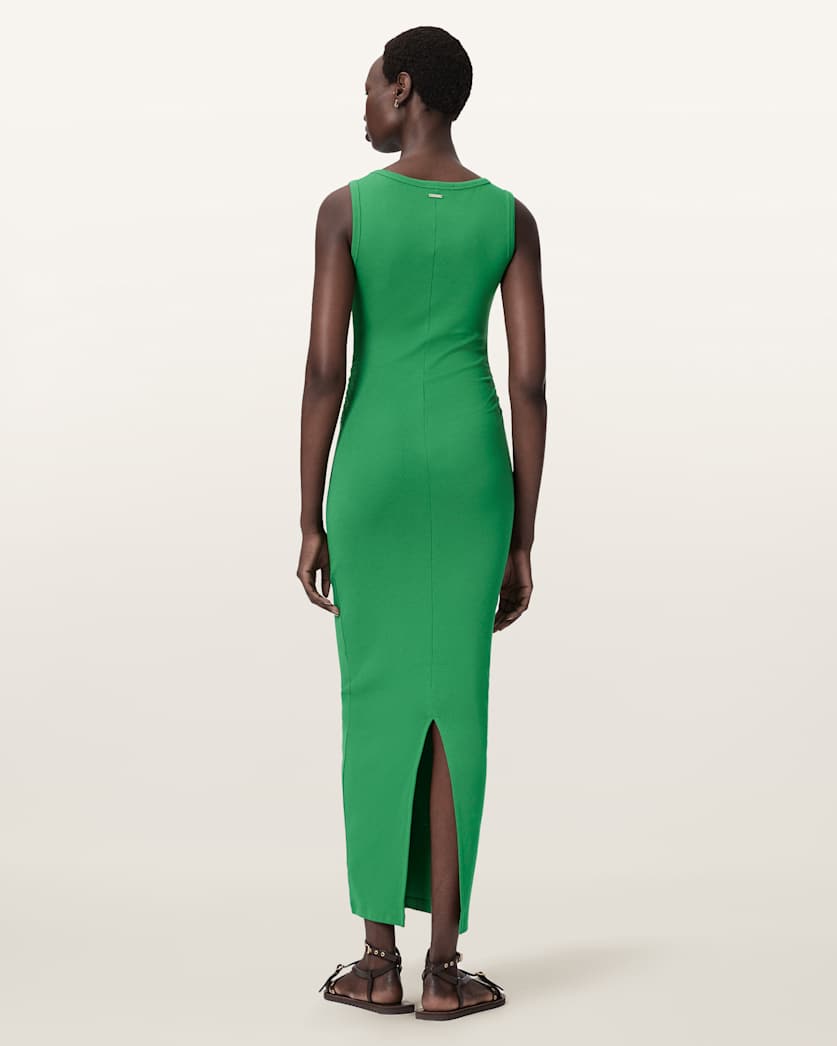Katarina Boat Neck Slim Fit Maxi Dress
