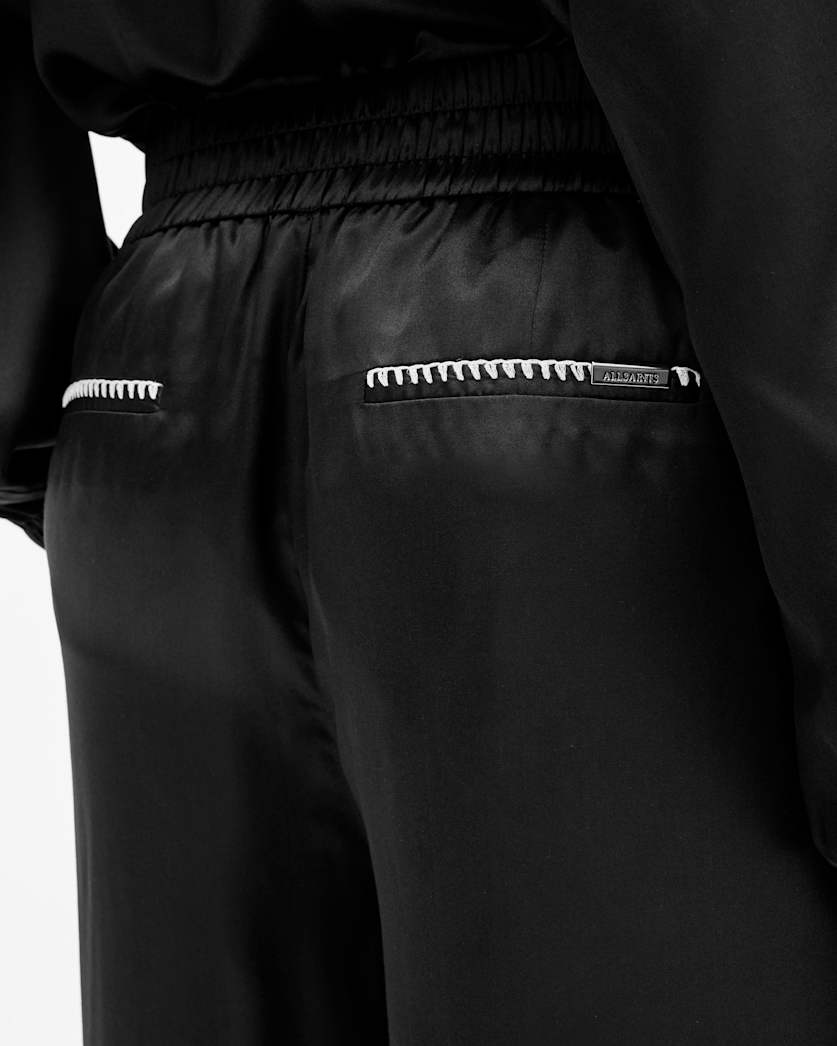 Charli Silk Blend Wide Leg Trousers