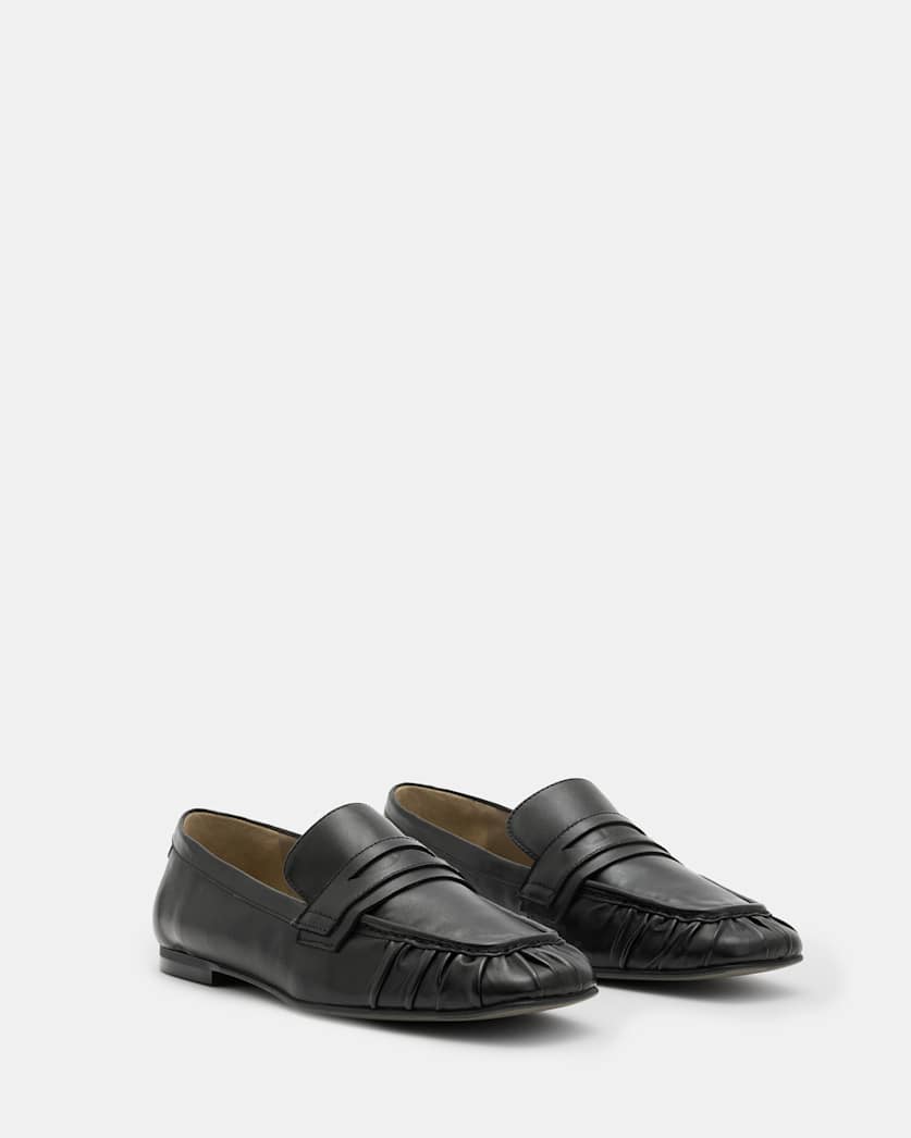 Sapphire Leather Loafers