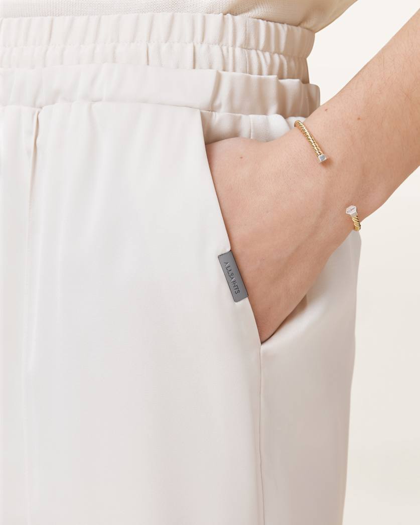 Alba Satin Wide Leg Trousers