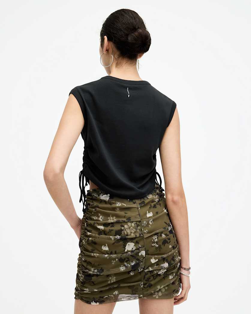 Sonny Side Seam Drawcord Tank Top