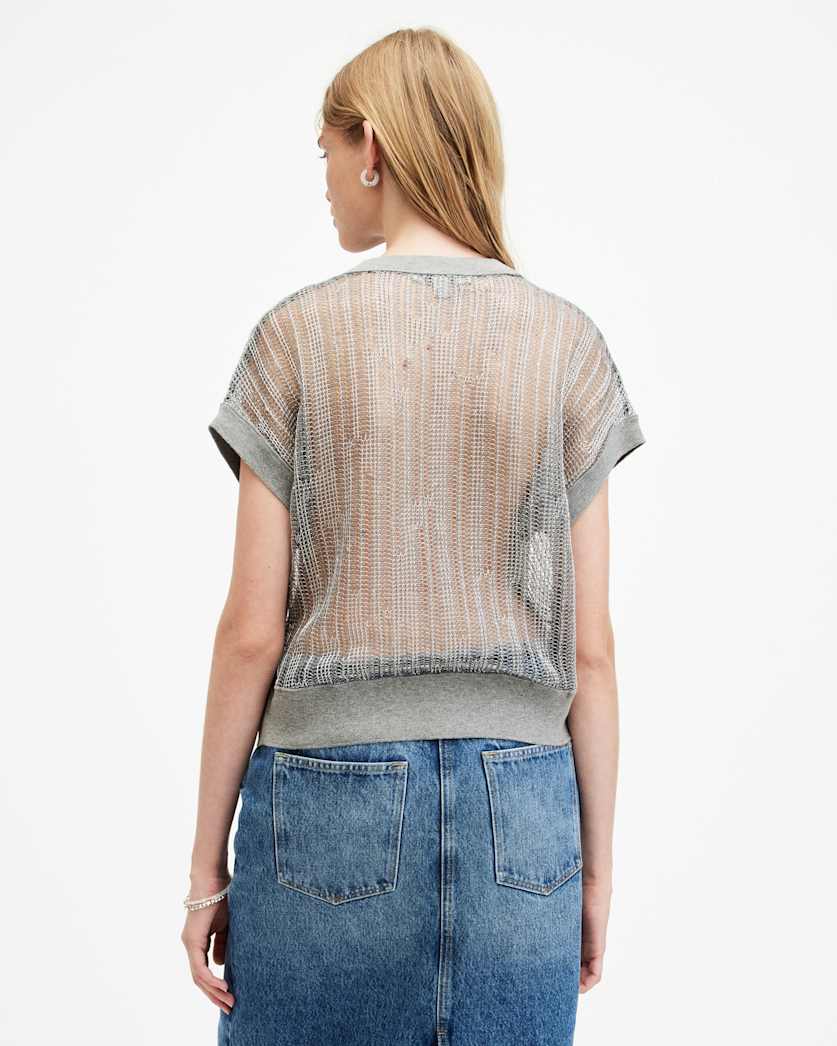 Giana Metallic Tank Top