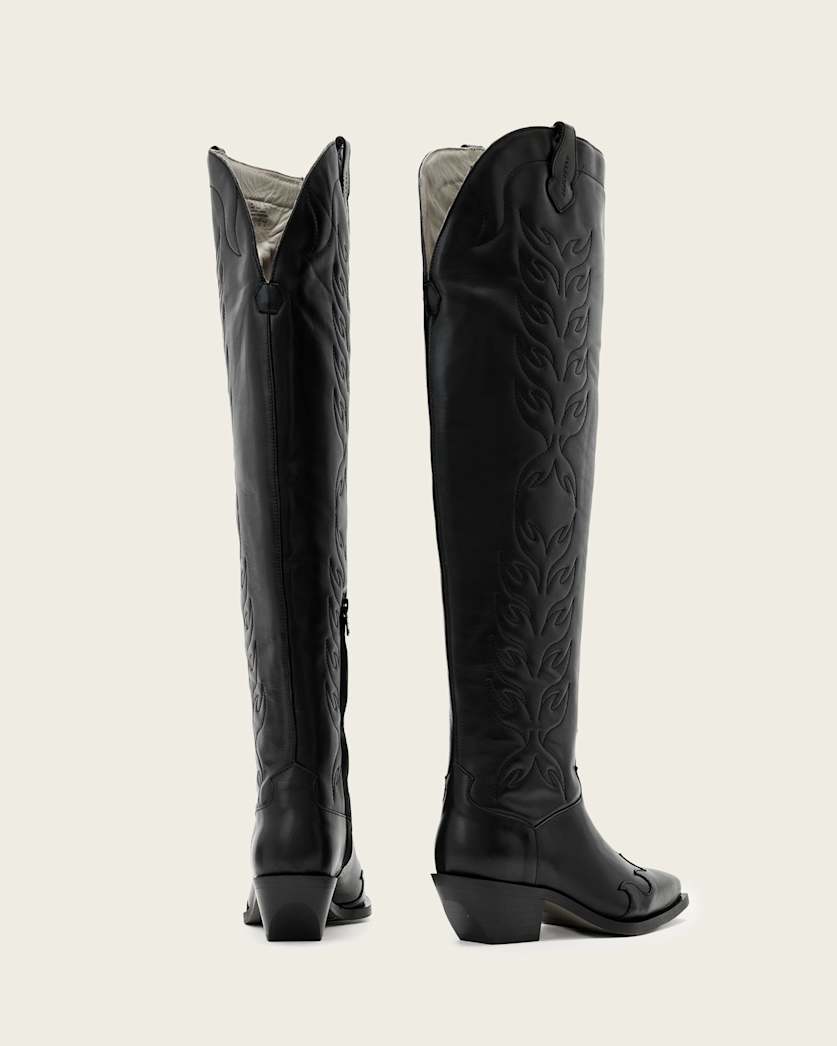 Landon Leather Knee High Boots