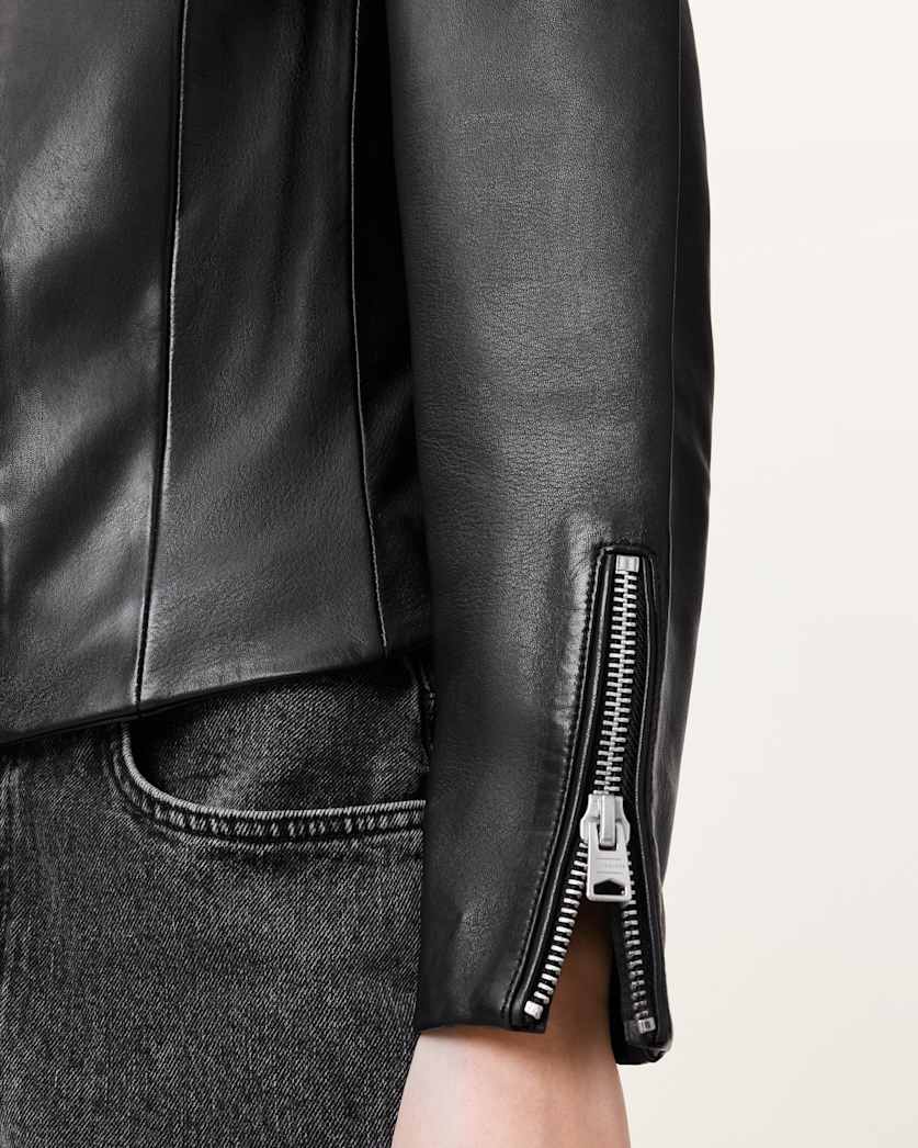 Rayna Leather Biker Jacket