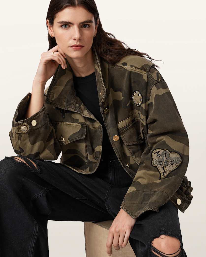 Clay Camo Patch Jacket