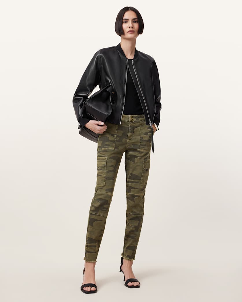 Duran Skinny Camouflage Cargo Jeans