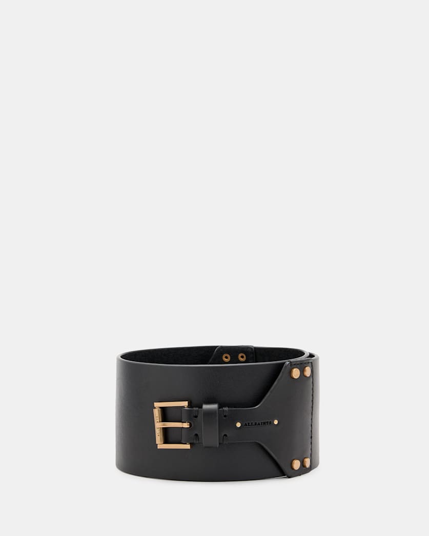 Eden Studded Leather Waist Belt