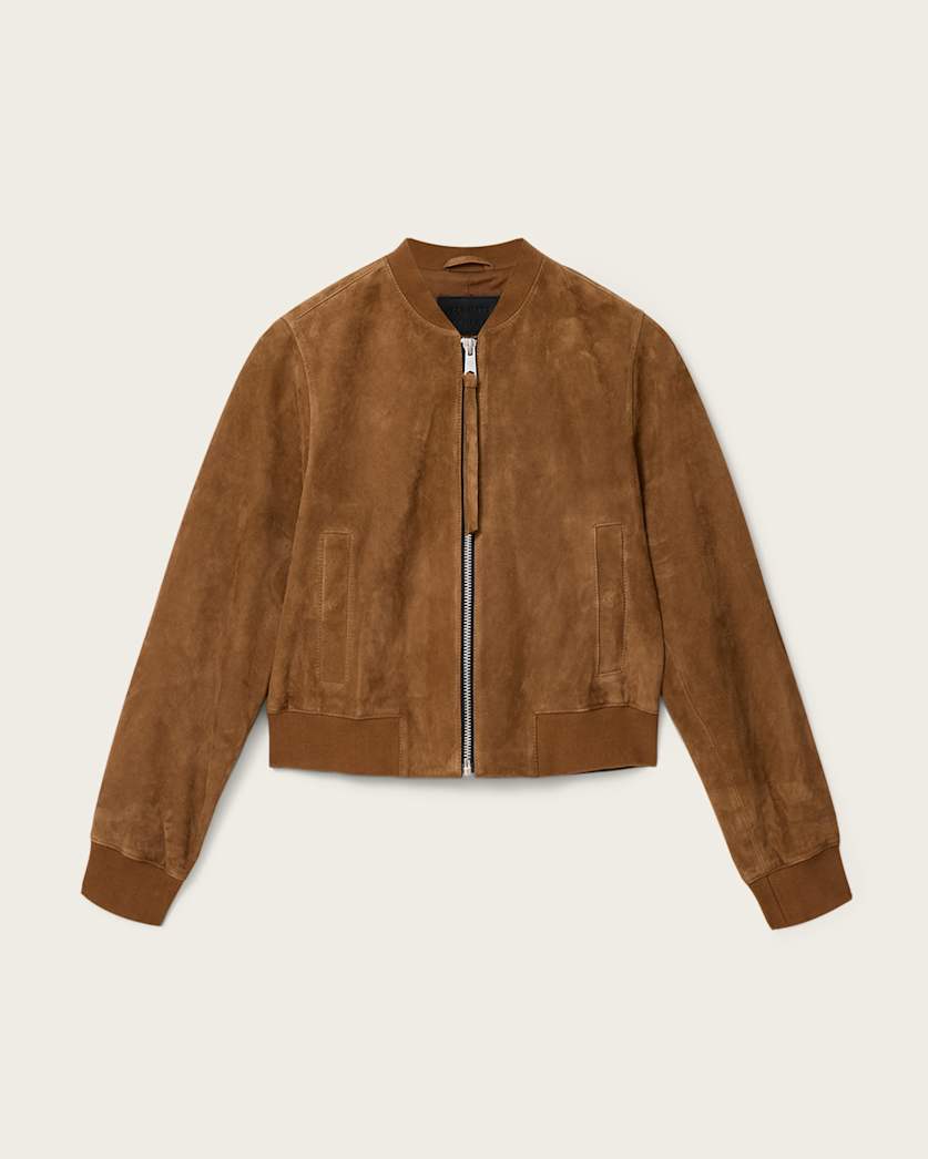 Orten Suede Bomber Jacket