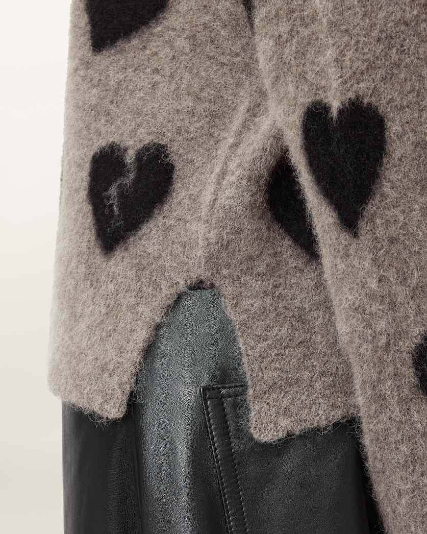 Amora Jacquard Brushed Sweater