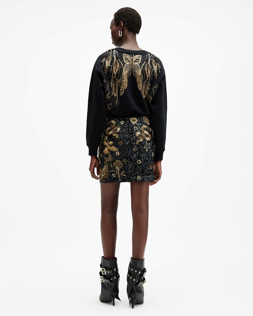 Jamilia Embellished Mini Skirt