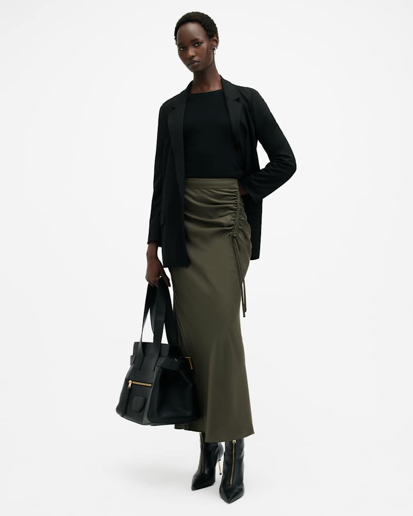 Alexia Gathered Maxi Skirt