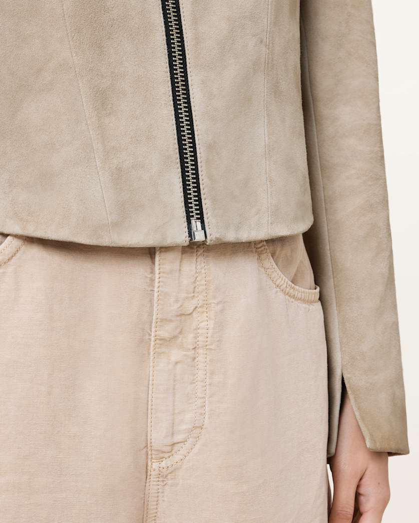 Sadler Slim Fit Suede Jacket