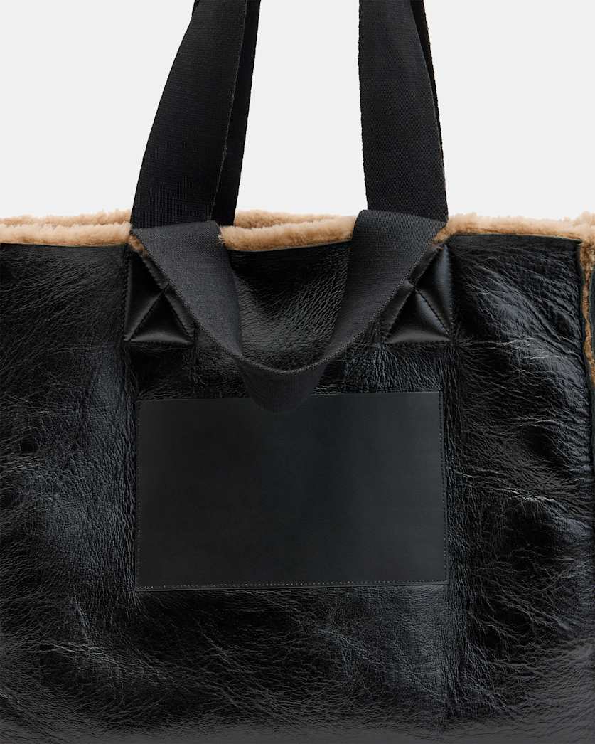 Izzy Reversible Shearling Tote Bag