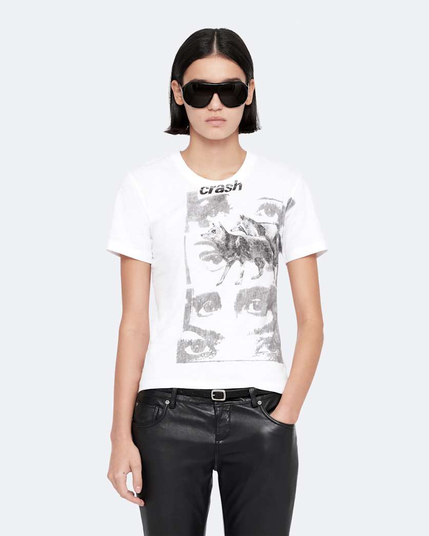 Riella Leather Bootcut Trousers