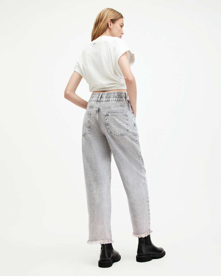 Hailey Frayed Hem Denim Jeans