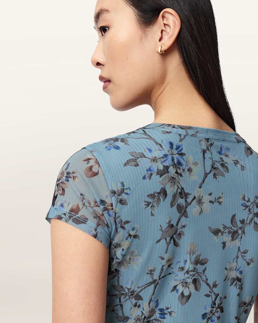 Ellie Slim Fit Mesh T-Shirt