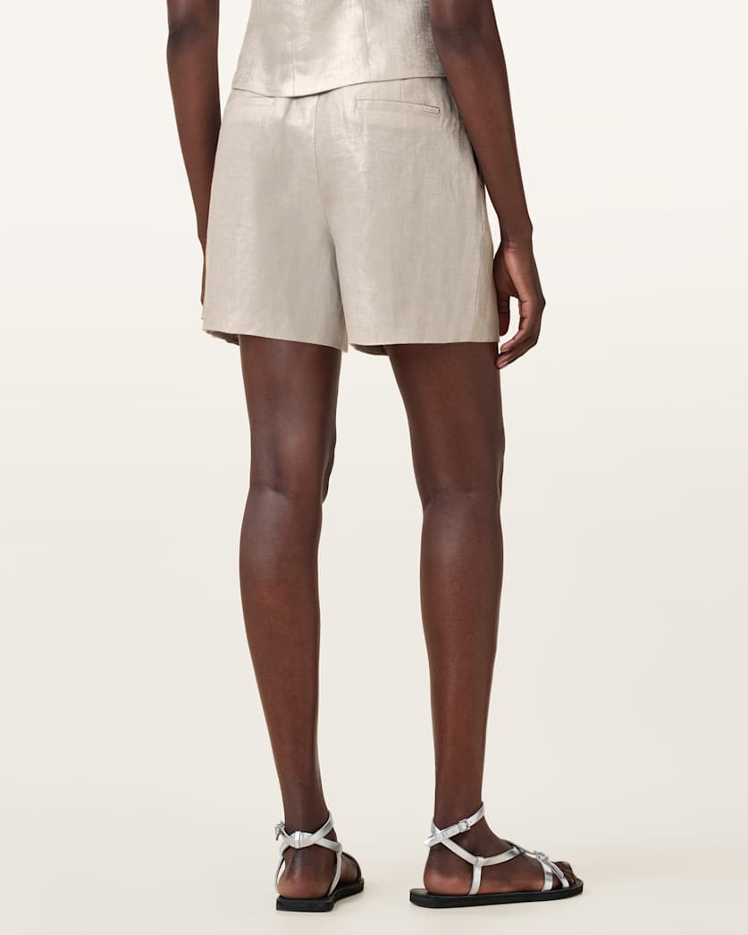Averie Relaxed Fit Linen Shorts
