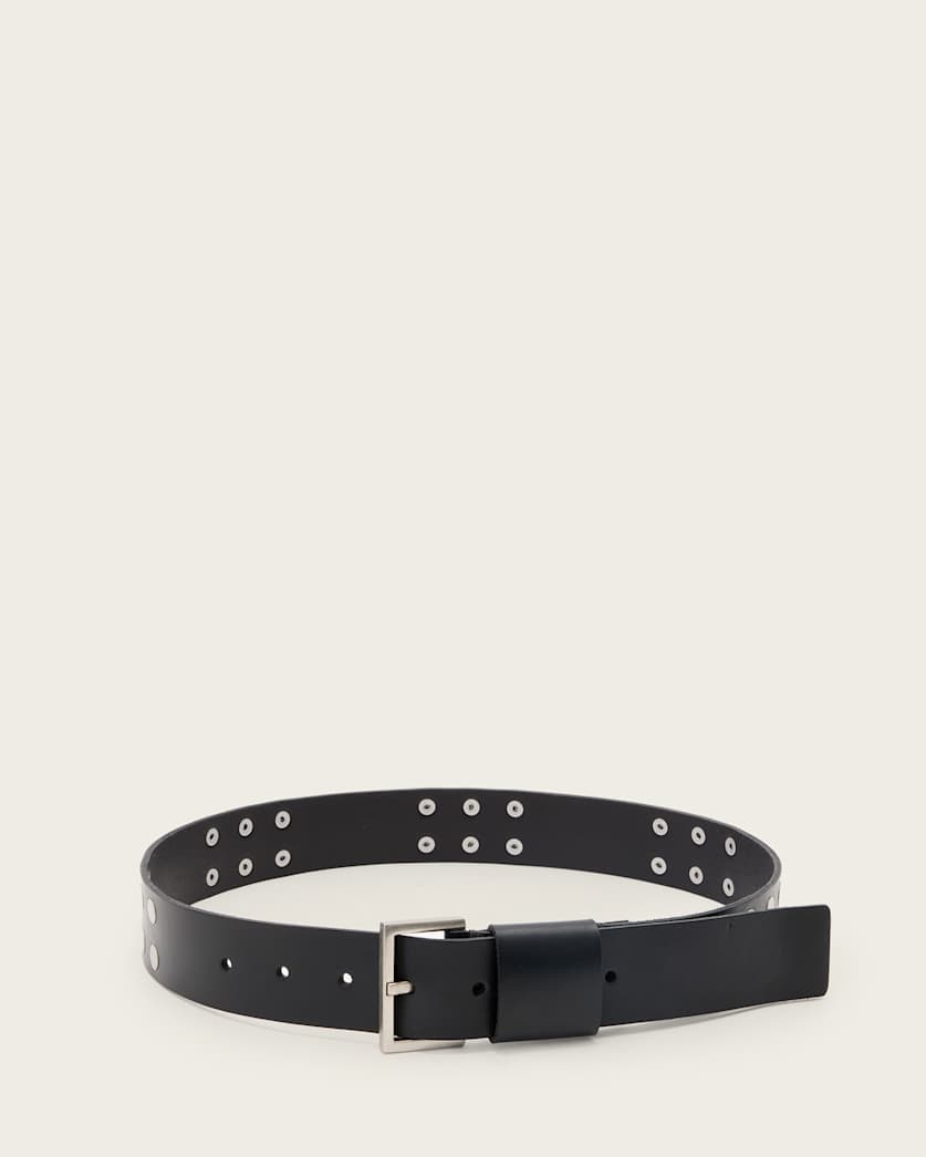 Lillie Studded Leather Belt