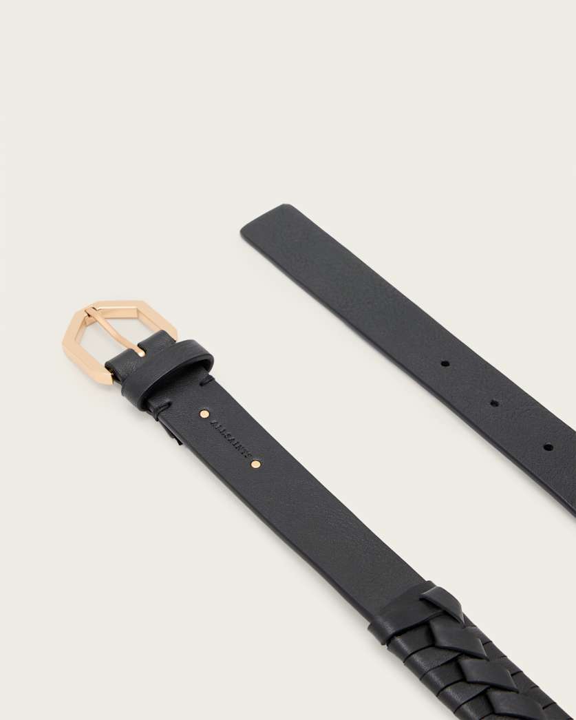 Storm Woven Leather Belt