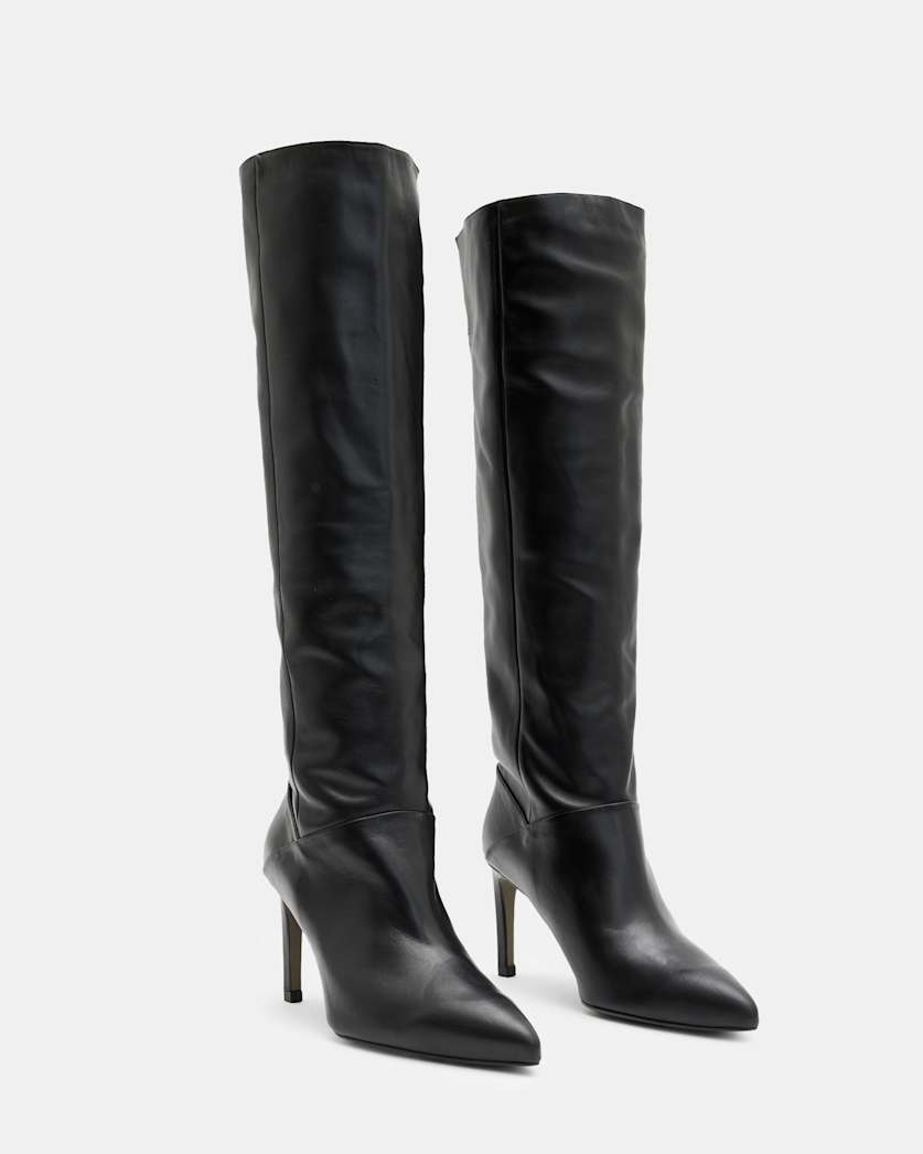 Odyssey Knee High Folding Leather Boots